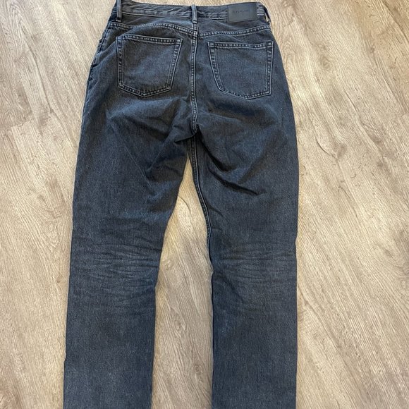 Abercrombie Dad Jeans Size 25 Washed Black - Picture 4 of 4